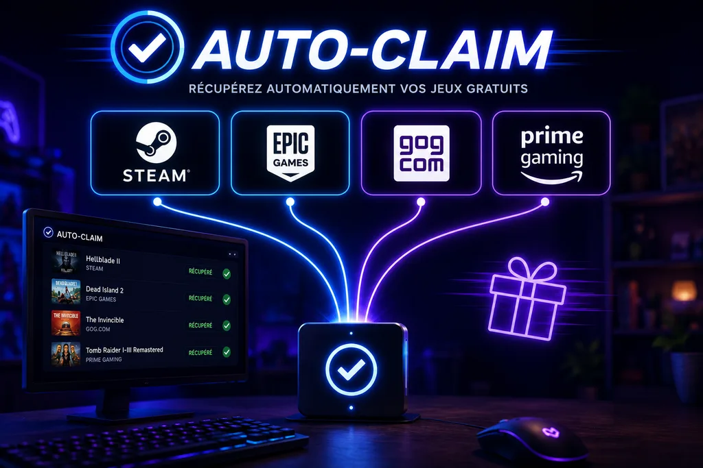 Récupérez automatiquement vos jeux gratuits